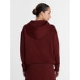 thumbnail image 5 of Athletic Works Women's and Women's Plus Full Zip Fleece Hoodie, Sizes XS-4X, 5 of 7