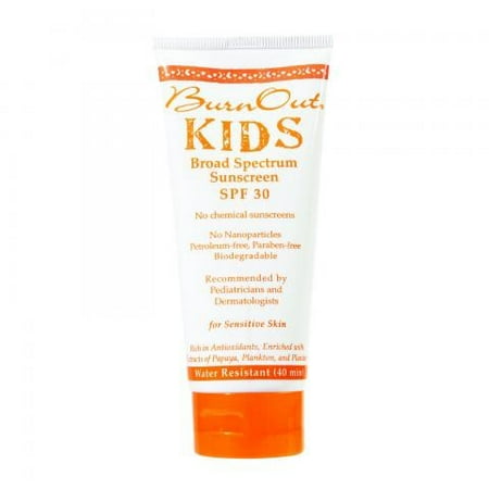 BurnOut Kids Sunscreen SPF 30, 3.4 Fl Oz