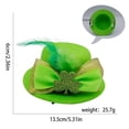 thumbnail image 3 of Cheapark St Patricks Day Headband Irish Festival Party Green Shamrock Carnival Party Props and Accessories, 3 of 6
