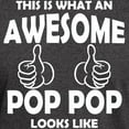 thumbnail image 3 of CafePress - Awesome Pop Pop Looks Like T Shirt - Men's Classic Graphic Cotton T-Shirt, 3 of 4