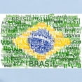 thumbnail image 2 of CafePress - Textual Brasil Infant Bodysuit - Baby Light Bodysuit, Size Newborn - 24 Months, 2 of 4