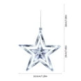 thumbnail image 3 of Fiudx Decoración Del Hogar 4 De Julio Luces De Ventana De Estrella Luces Patrióticas Rojas, Blancas Y Azules Con Ventosas Luces De Cadena Alimentadas Por Pilas Decoración Independiente Del Día De Los, 3 of 7