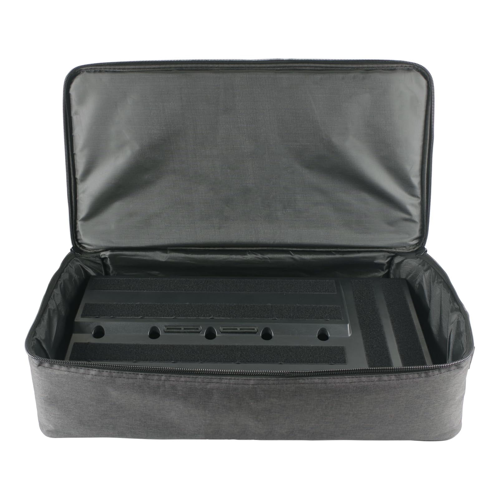 Garvee Guitar Effects Pedal Board, 22.04" x 11.02" Small Pedal Board with Carrying Bag, Pedal Cables and Hook Loop Strips for Guitar Player Bands Studio