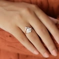 thumbnail image 5 of solitaire jewels 1CT Art Deco Marquise Moissanit Engagement Ring Set For Women, 14K Rose Gold, 5 of 6