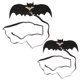 thumbnail image 1 of KAKOWELY 1 juego de 2 correas para mascotas con diseño de murciélago de Halloween, correa para el pecho para gatos, cuerda para tirar, 1 of 5