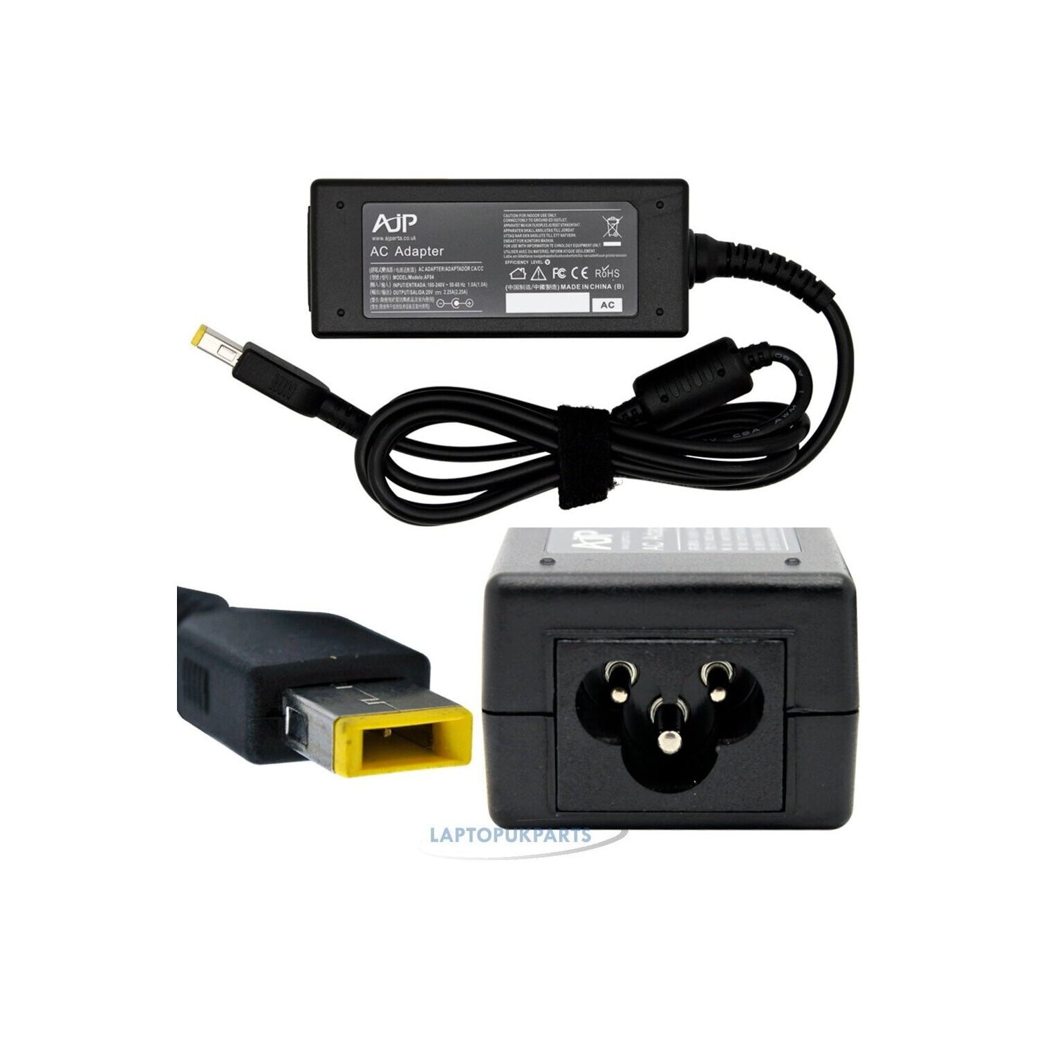 ALIMENTATORE PER NOTEBOOK LENOVO – 135W 20V 6.75A PLUG RETTANGOLARE