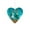 blue_Hot#5202, variant on Heart-Shaped Sea Glass Ornament, Handmade Friendship Keepsake Heart Decoration, Recycled Sea Glass Home Decor Gift for Best Friends