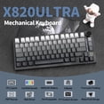 thumbnail image 2 of Teclado mecánico inalámbrico para juegos ATTACK SHARK X820 Ultra, 2 of 9