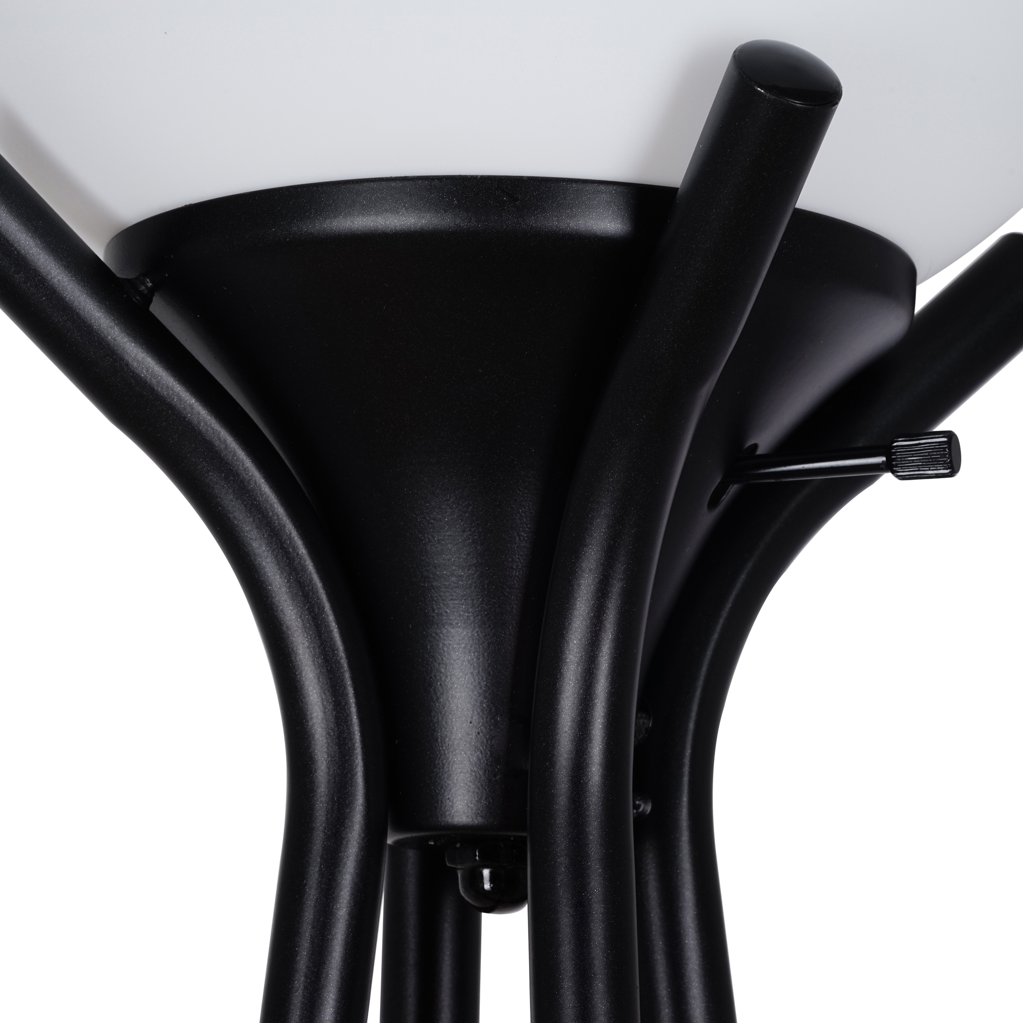 Mainstays 69" Metal Etagere Floor Lamp, Charcoal photo 7