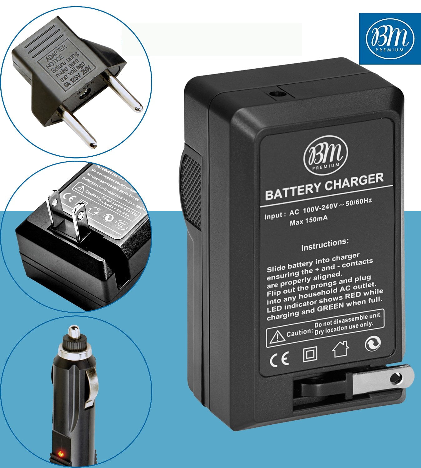 BM Premium NB-11LH Battery and Charger for Canon PowerShot Elph 110 Elph  130 Elph 135 Elph 140 Elph 150 IS Elph 160 Elph 170 Elph 180 Elph 190  Cameras 