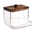 thumbnail image 1 of Grande Vente! WOAHU Rangement Textile Maison, Étui de Rangement, Conteneur Rond Portable en Acrylique pour Plusieurs Produits de Beauté Idéal pour Organiser les Maquillages et les Cotons-Tiges, 1 of 9
