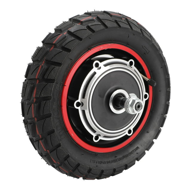 Rueda Trasera Del Motor Del Cubo De La Eléctrica, 48V 800W Motor De Tracción De La Rueda Trasera De La Resistente Al Agua Caucho De Metal Silencioso Fácil De