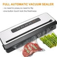 thumbnail image 4 of TEAFIRST Food Saver Vacuum Sealer, Vacuum Sealer Machine, Dry & Moist Food Preservation, Black, 4 of 7
