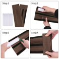 thumbnail image 6 of Large Door Draft Stopper, 36 Inch Under Door Draft Noise Blocker, Draft Guard for Bottom of Doors， Adjustable Twin Door Sweep Draft Seal Window Sealer, Brown, 6 of 10