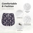 thumbnail image 6 of Lsque Elegant ice skates snowflakes A Printed Women's Running Shorts with Liner Pockets,Elastic Quick Dry Workout Athletic Gym Yoga Shorts,Womens High Waist Shorts-XX-Large, 6 of 9