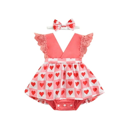 

My 1st Halloween Baby Girls Romper Dress Fly Sleeve Pumpkin Print Jumpsuit+Headband Set