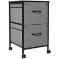 thumbnail image 1 of Vinsetto File Cabinet with Fabric Drawers and Hanging Bars for Letter Size, 1 of 10