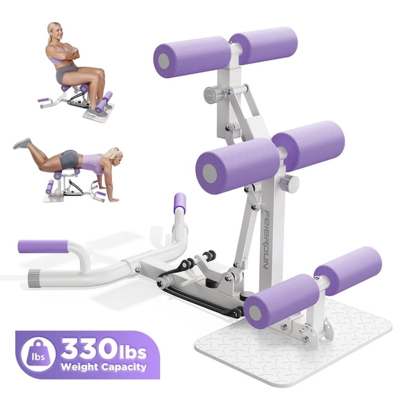 Upgo 330LB Deep Squat Exercise Machine, Adjustable Glutes Trainer, Home Gym Core and Leg Workout Equipment for Women