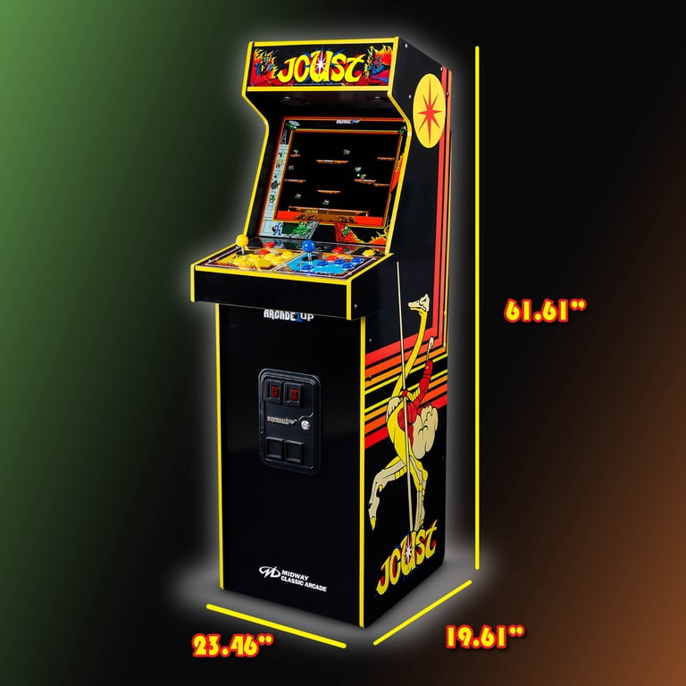 Arcade1Up Rampage, Joust Deluxe Arcade Machine with 14 Classic