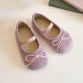 thumbnail image 4 of Girls Mary Jane Flat Shoes Cute Bow Round Toe Casual School Flats Ankle Strap Soft Non Slip Sole Fashion Shoes, 4 of 10
