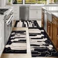 thumbnail image 6 of Floral Kitchen Rugs Sets of 3, Non Slip Kitchen Rugs and Mats Washable Farmhouse Kitchen Rugs Floral Kitchen Floor Mat Carpet Runner Rugs for Hallway Laundry Room, 6 of 12