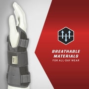 ACE Brand Carpal Tunnel Wrist Stabilizer, Right Wrist, Firm Stability, All Day Wear, 1 Support
