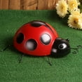 thumbnail image 3 of Metal Garden Wall Art Decorative Cute Ladybugs 4 PCS Live Lady Bugs Garden Decorations Outdoor Clearance Fence Yard Art Iron Yard Decorations Ladybug for Path, Lawn, Patio, Backyard, 3 of 6