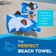 thumbnail image 2 of Juego de Toallas de Playa Ben Kaufman Sales Co Shark Bite 76x152 cm para Niños, 2 of 7