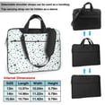 thumbnail image 2 of Animal Footprints Laptop Bag, 14 inch Laptop or Tablet, Business Casual Laptop Bag, 2 of 8