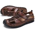 thumbnail image 1 of Xishao Sandalias de Playa de Cuero para Deportes Ocasionales para Hombres Zapatillas de Pescador refrescantes Zapatillas de Exterior duraderas Suaves y duraderas Xishao ropa, 1 of 2