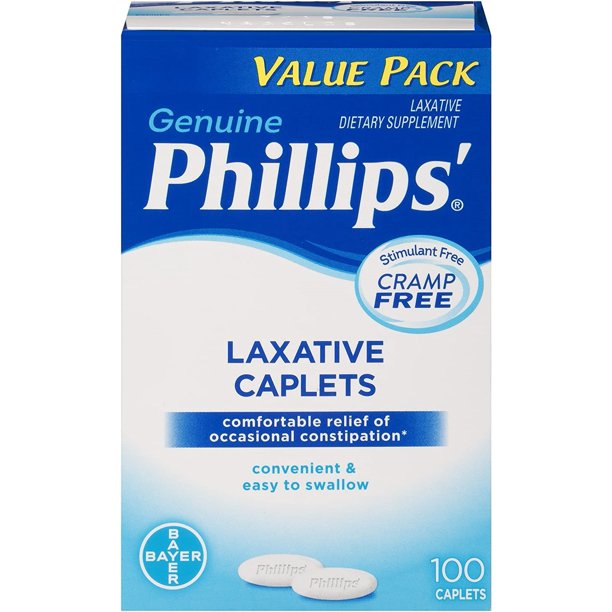 3 Pack Phillips' Caplets 100 Caplets
