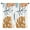 Orange Boho Abstract, variant on Blackout Kids Curtains,Blue and White Abstract Pattern Childrens Insulated Curtains Set Of 2,Bedroom Essentials,Toddler Room Decor 42x54in(106x137cm)