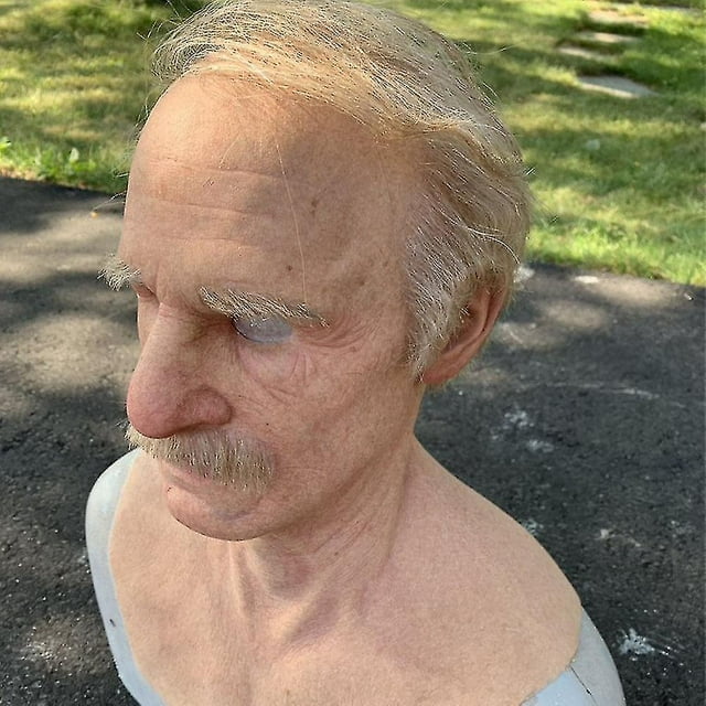 Máscaras De Látex Realistas, Nariz Grande Anciano Supersuave Arrugas Cara Sombrero Fiesta De Disfraces