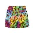 thumbnail image 2 of Scooby Doo Boys Rainbow Tie Dye Food Print Swim Trunks XL / Mens XS, 2 of 2