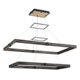 thumbnail image 2 of Rectangular Chandelier 1 Light 29 Inches Wide By 2 Inches High Eurofase Lighting 37061-012, 2 of 2