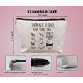 thumbnail image 5 of Bolsa de maquillaje Uinwk Horse Stuff para mujeres y amantes de los animales, 5 of 5