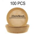 thumbnail image 1 of Disposable Non-Stick Air Fryer & Oven Baking Liners, 100 Sheets, 20cm Square, 1 of 9