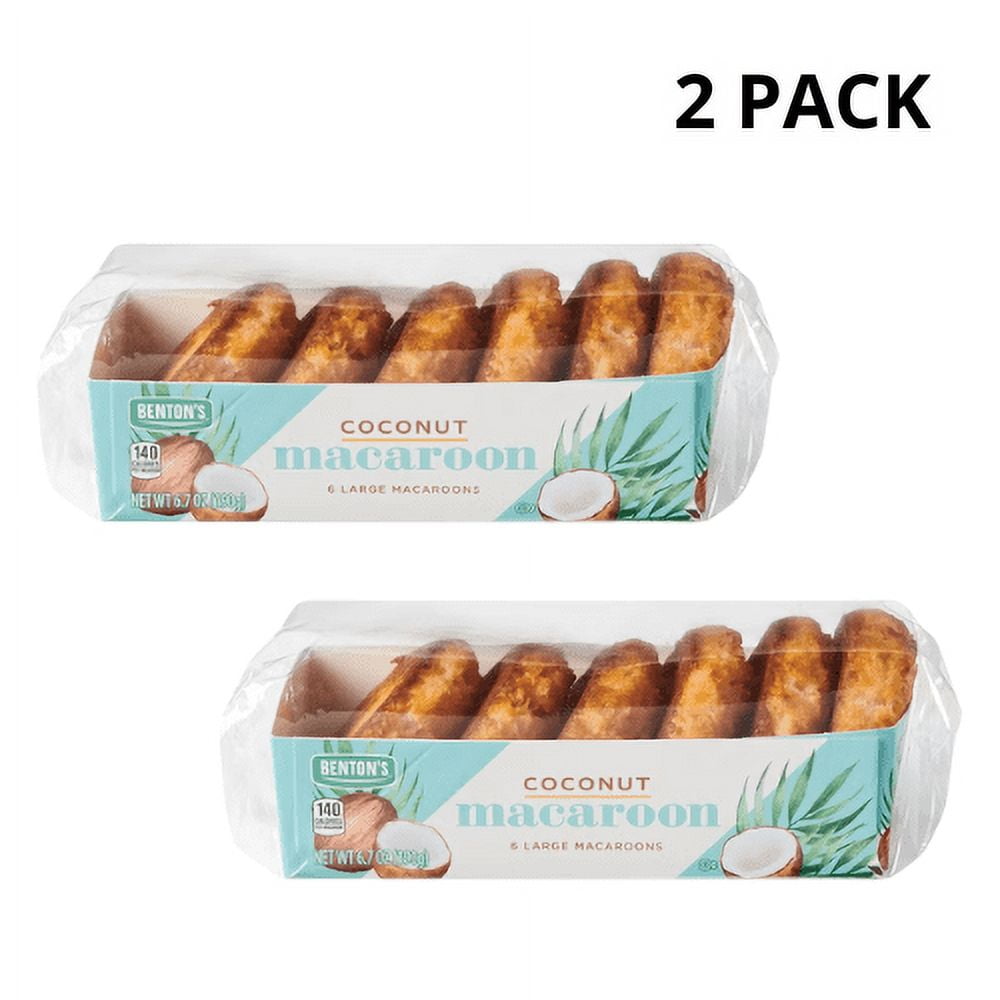 Benton s Plain Coconut Macaroons Gluten-Free - 2 PACK
