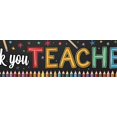 thumbnail image 3 of Colorful Pencil Thank You Banner Teachers Appreciation Week Balloons Celebration for Classroom Decor School Event, 3 of 7