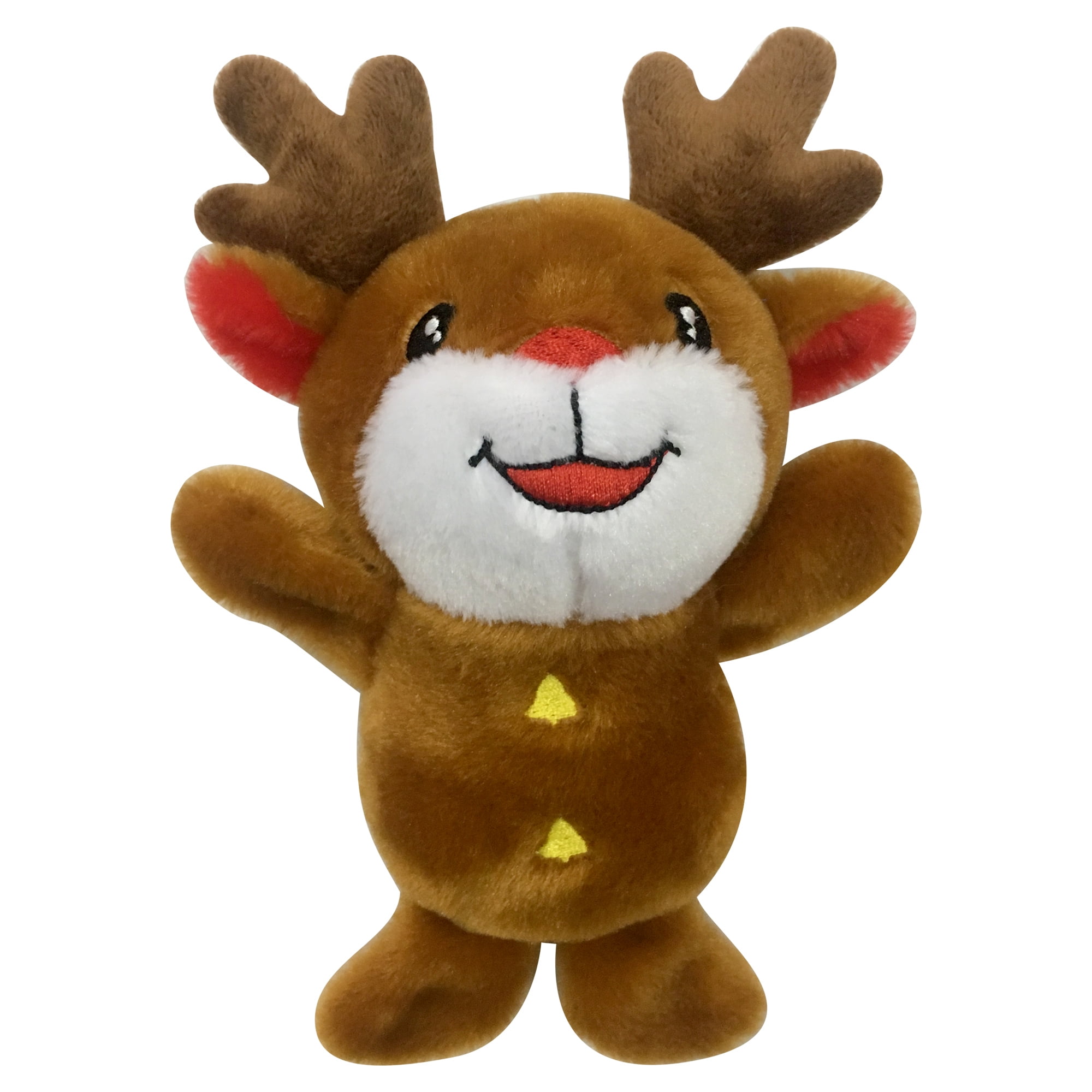 Holiday Time Classic Reindeer Dog Toy with Squeaker, 6.5" - Walmart.com