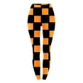 thumbnail image 4 of Leesechin Womens Leggings Plus Size Women's Plaid Printed Tight Yoga Pants Long Pants Inside and Outside Can Wear Leggings Yoga Pants, 4 of 4