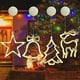thumbnail image 2 of Christmas Lights Window, 4 x Suction Cup Fairy Lights Window, Window Decoration Hanging Window Light with Suction Cup LED, Christmas Decorations Indoo, 2 of 4