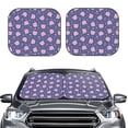 thumbnail image 2 of Balery 2 Piece Cute Pig Car Windshield Sun Shade|Foldable Front Windshield Shade for Car Front Window for Most Sedans SUV Truck-Large, 2 of 7