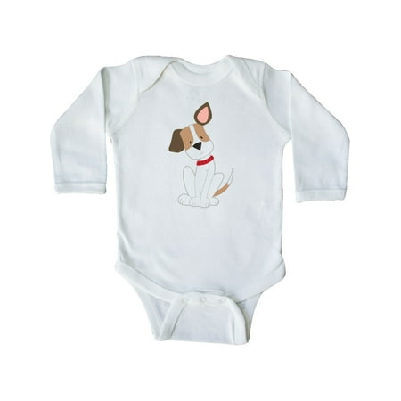 

Inktastic Dog with ear up Gift Baby Boy or Baby Girl Long Sleeve Bodysuit