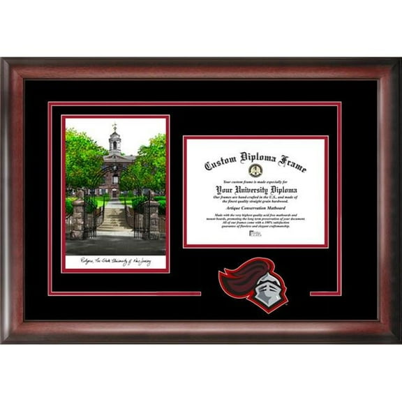 Campus Images NJ999SG Rutgers Spirit Graduate Frame with Campus Image
