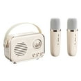 thumbnail image 1 of Haut-parleur mini Rétro portable Sans Fil Bluetooth microphone Haut-Parleur Karaoké Extérieur, 1 of 8