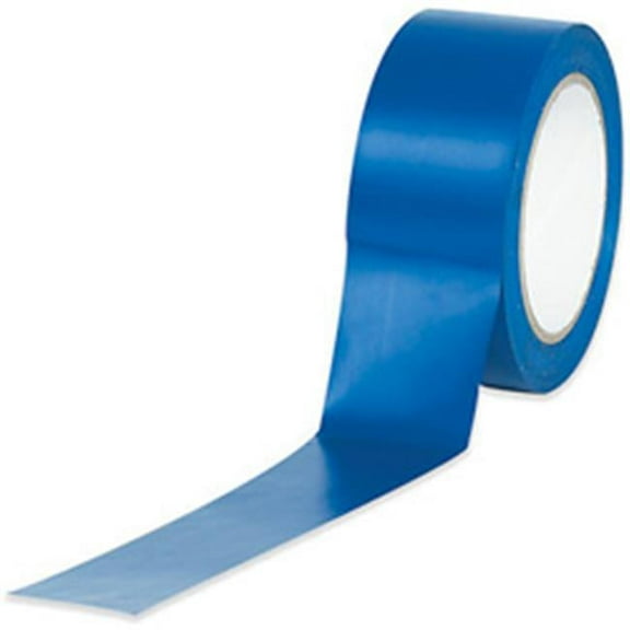 3 in. x 36 yds. Blue Solid Vinyl Safety Tape