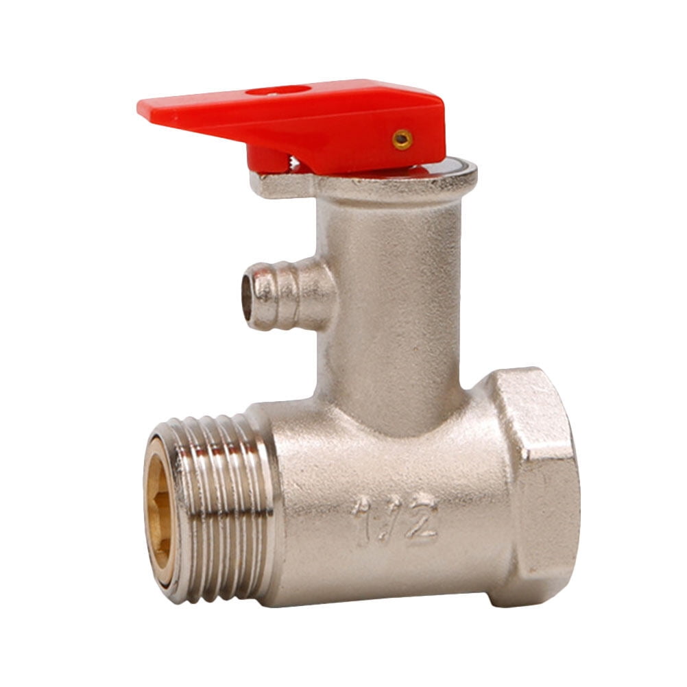 Relief Pressure Water Heater Hot Brass Tank Safety Temperature Air  Compressor Bibb Off Hose Switch Shut Boiler Vacuum - Walmart.com