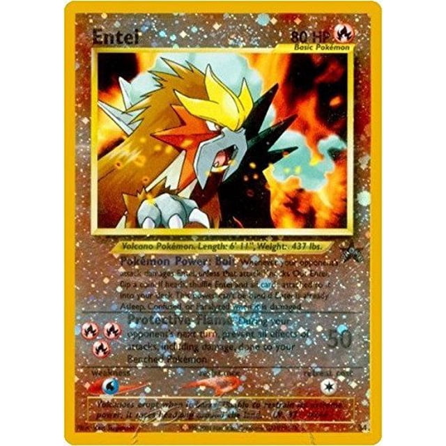 Cartas coleccionables Pokémon Entei (34) Promociones de Wizards Black Star