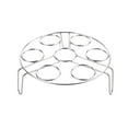 thumbnail image 2 of Stainless Steel Egg Steamer Rack-Durable 2-Tier Egg Holder for Perfect Boiled Eggs,Fits Most Pots, 2 of 6